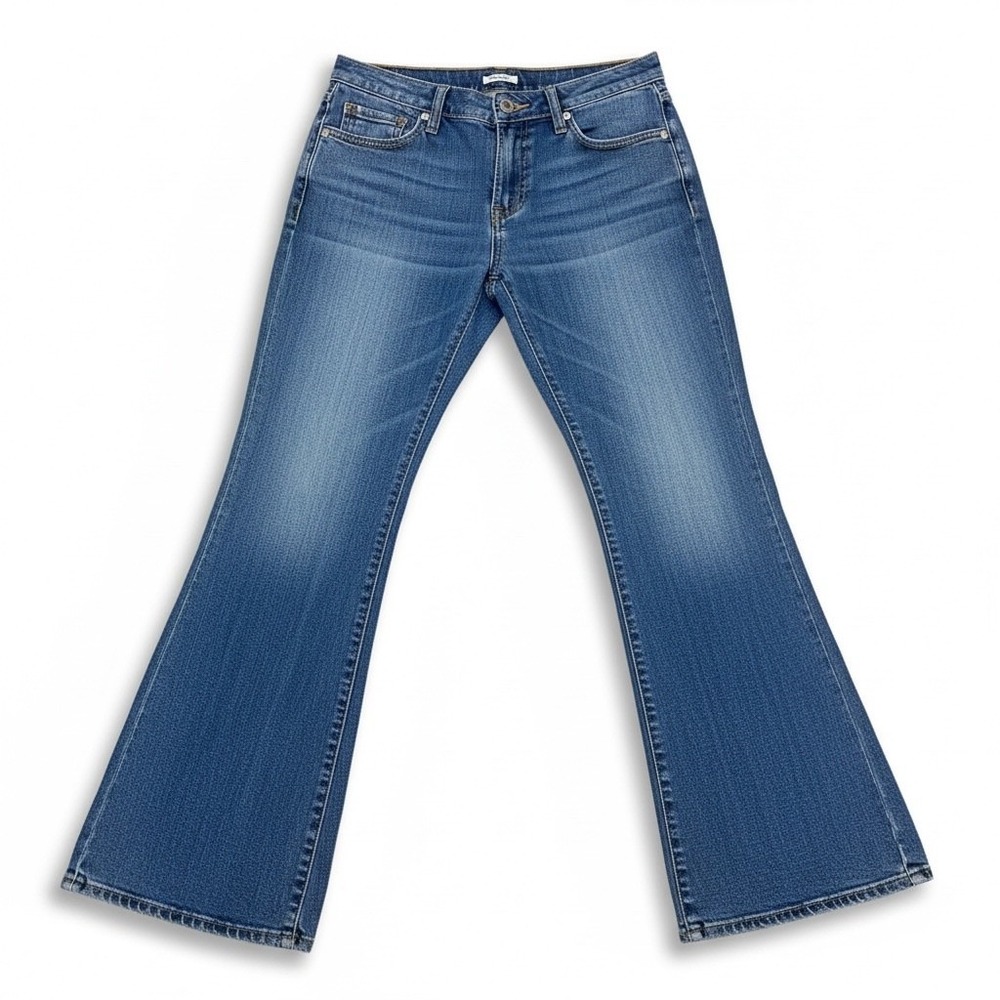SO vintage Womens Size 13 Average Flare Jeans Blue Denim Wash Venice Style K208A